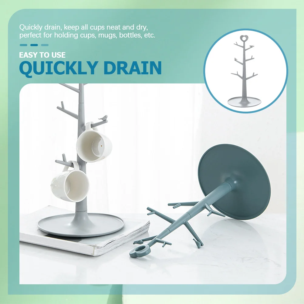 

Coffee Mug Holder Stylish Kitchen Cup Drying Tree Stand Organizer for Home Decor Mug Holder Cup Drying Tree Cups Organizer