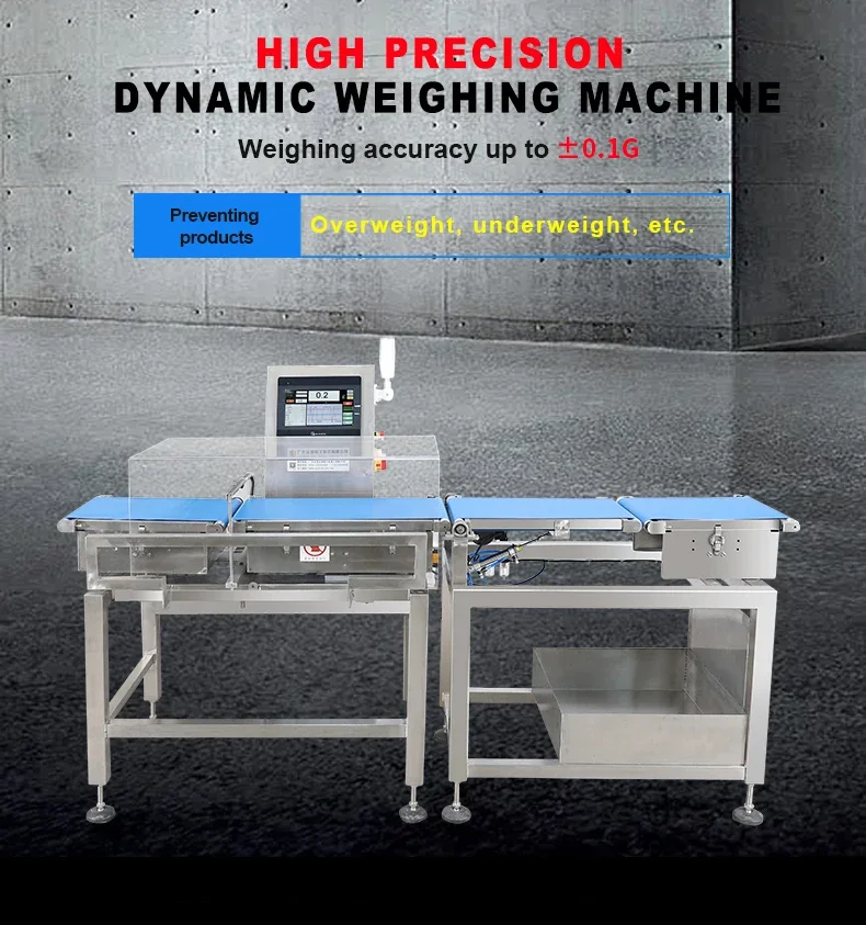 On-line Digital Checking Scale for Bottles, Cans and Bags Production Line Belt Conveyor Weight