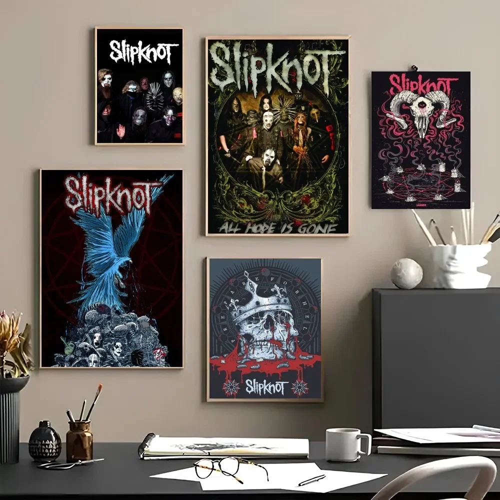 1pc Slipknot  Poster Paper Print Home Bedroom Entrance Bar Cafe Art Painting Decoration