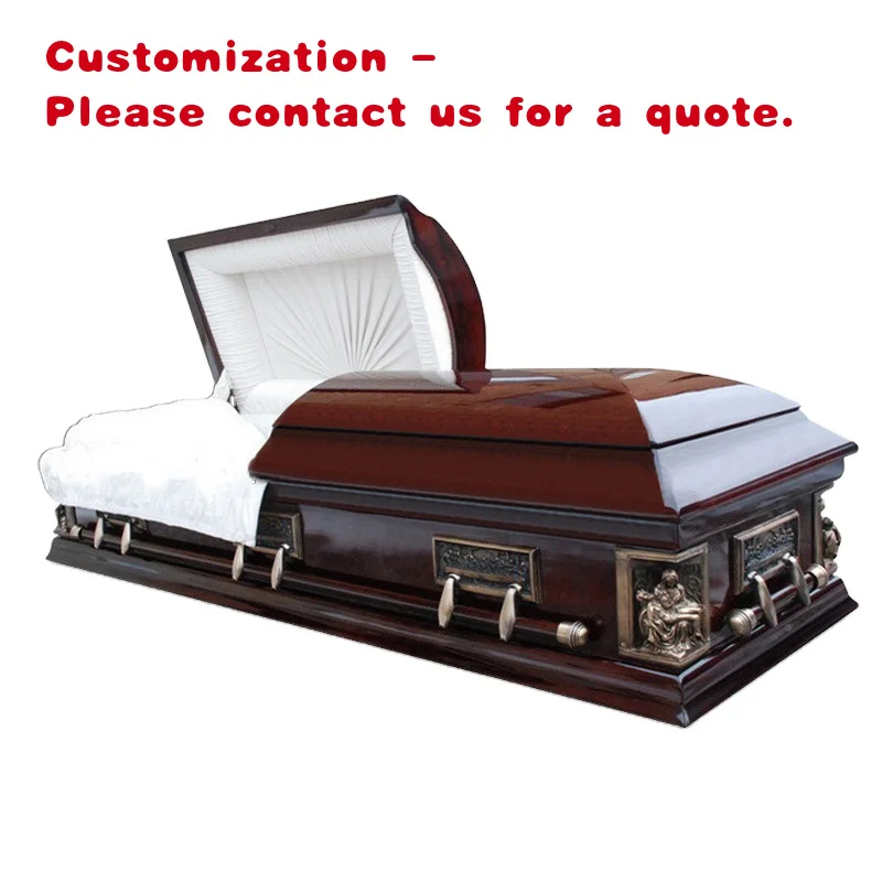 

custom.SA97 Last Supper Decoration American Wooden Casket Funeral