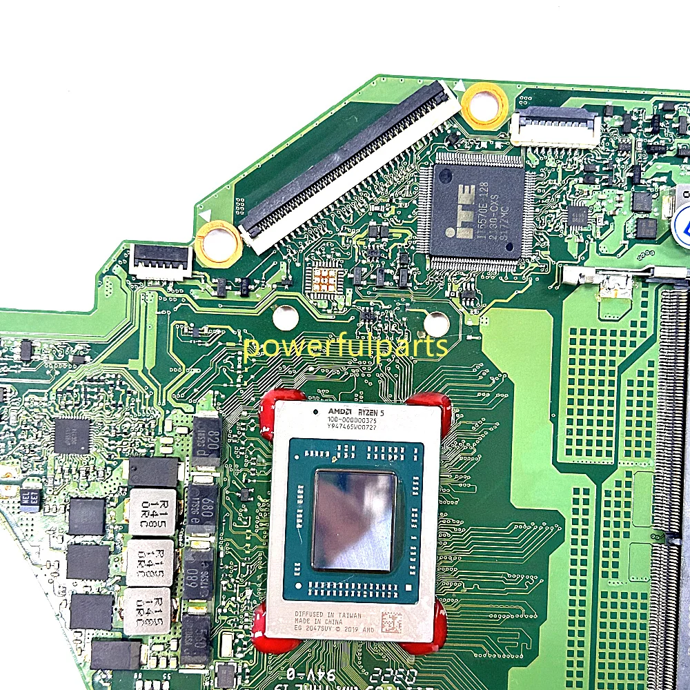 Imagem -04 - Placa-mãe para Laptop para hp On-board Da0p5jmb6d0 Da0p5jmb6b0 Da0p5jmb6b0 15 ef r5 5500u Funcionando Bem