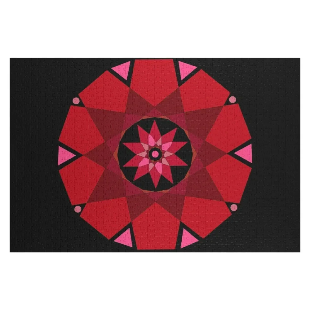 Geometric Mandala 1 Jigsaw Puzzle Custom With Photo Diorama Accessories Puzzle