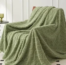 1pc Tower Hibiscus Solid color blanket Comfortable skin friendly soft blanket machine washable high cost effective for bedroom
