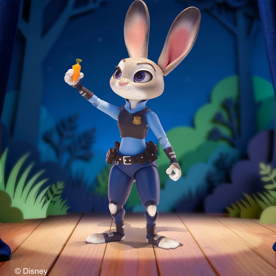 جديد أصيل Morstorm ديزني Zootopia 2 عمل الشكل صندوق أعمى لعبة عصرية زي الشرطة المدنية جودي نيك أنيمي البضائع #3