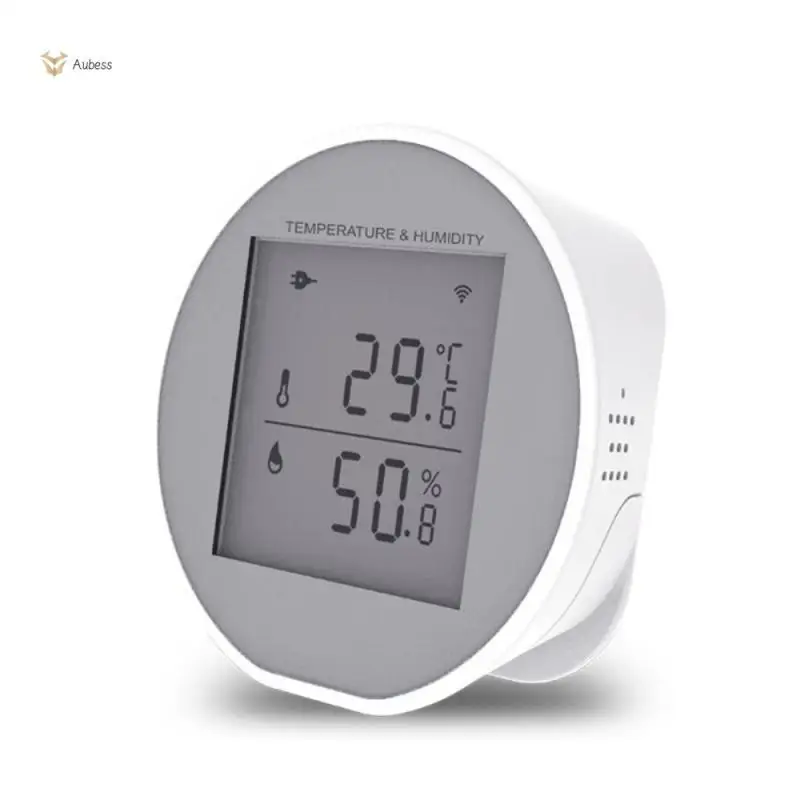 

Lcd Display Convenient Control Accurate Measurement Temperature And Humidity Sensor Ease Of Use Fashionable Graffiti Smart Alarm