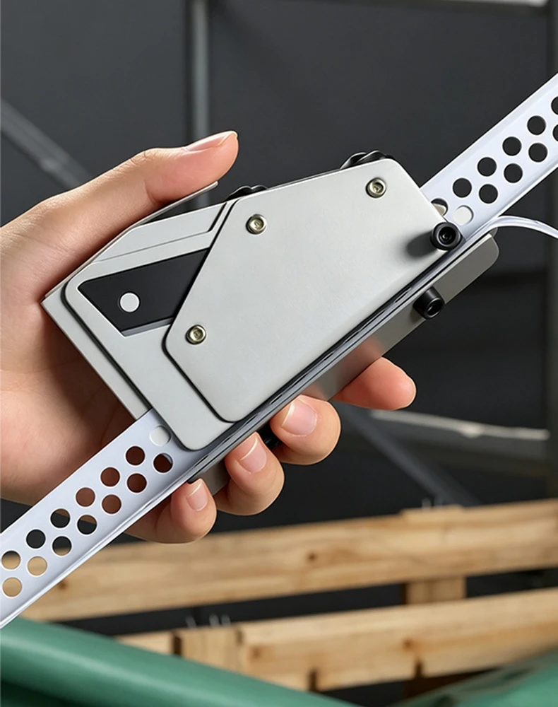 Stainless Steel ‌‌Corner Strip Cutter Adjustable Stop Quick Clean-Cut Splitter Universal Metal Angle Bead Profile Cutting Tool