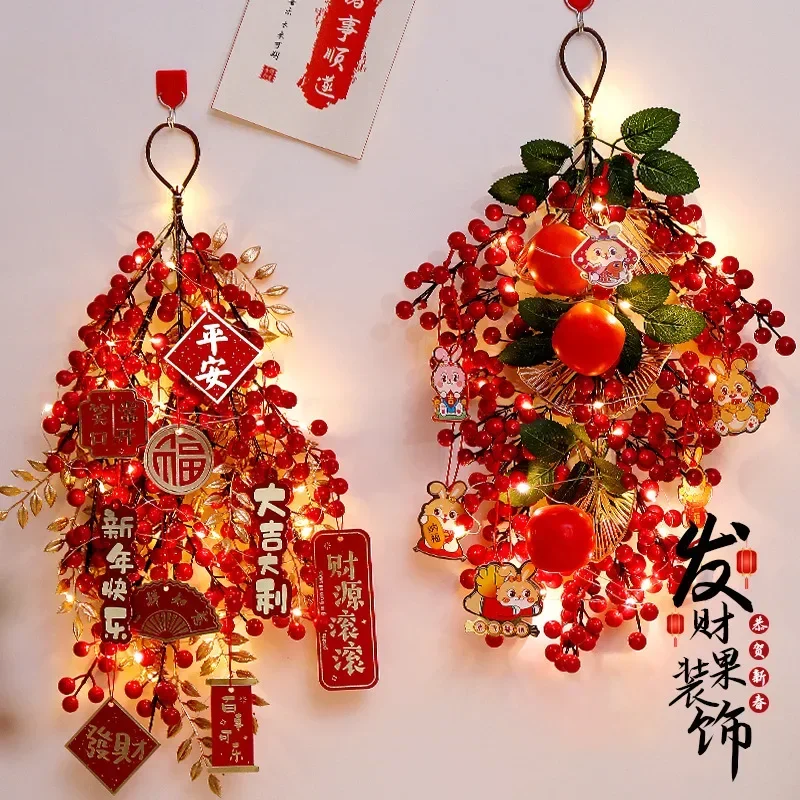 

Chinese New Year Decorations,Glowing Hanging Pendant with Light ,Spring Festival Lunar New Year Pendants,For Homewarming
