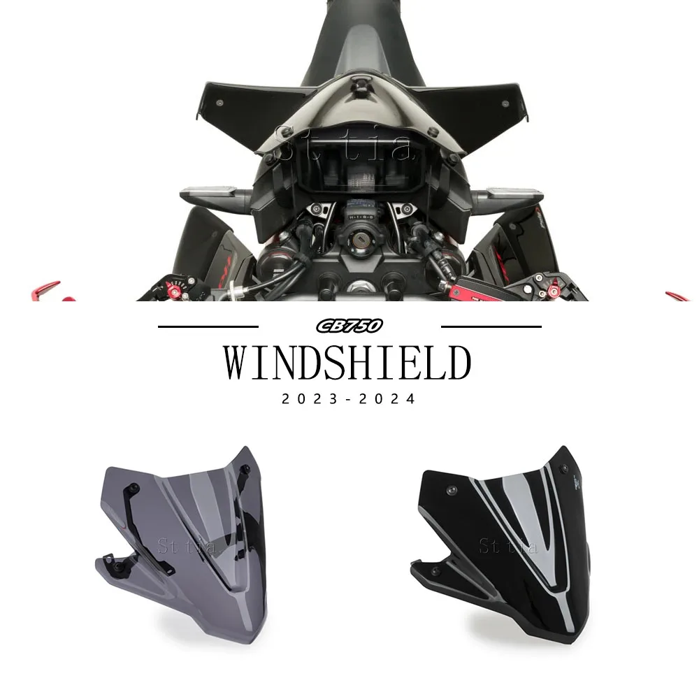 

New Accessories Fit For HONDA CB750 HORNET 2023 2024 Motorcycle Sports Windscreen Windshield Fairing Wind Screen Visor Deflector
