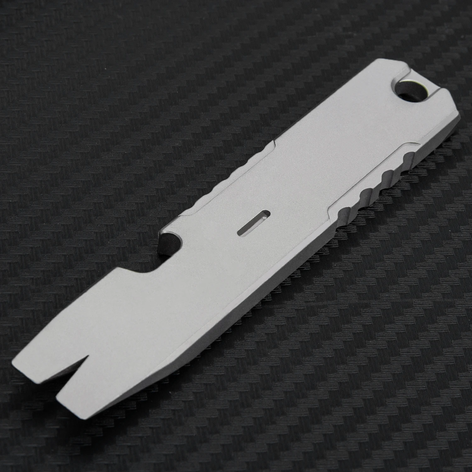 96mm Titanium Alloy Crowbar Screwdriver Wrench Bottle Opener EDC Multifunctional Tool Outdoor Camping Pry Bar New Gift