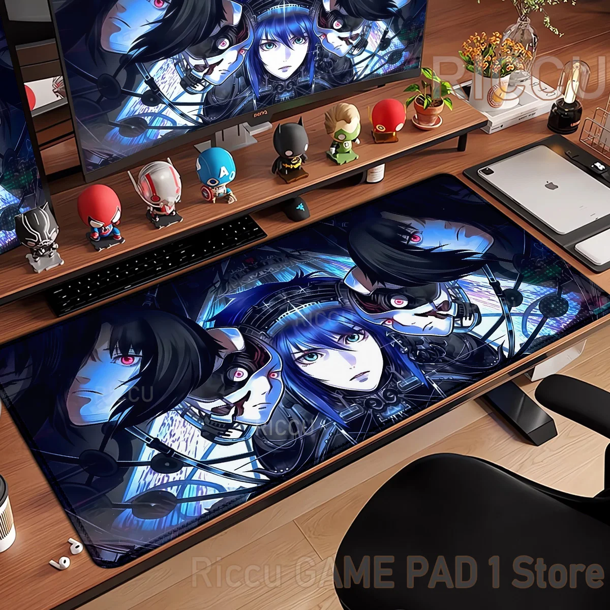 G-Ghost in the Shell PC Mouse Pad Tablet mouse Pad Laptop XXL desktop mousepad HD Printing Gaming keyboard pad Office Accessory