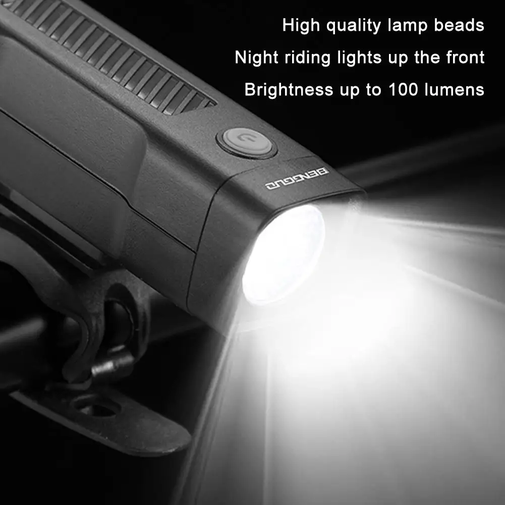 Mini Bike Light Front Lamp Bright USB Rechargeable MTB Mountain Bicycle Lamp Waterproof High Brightness Riding Accessories
