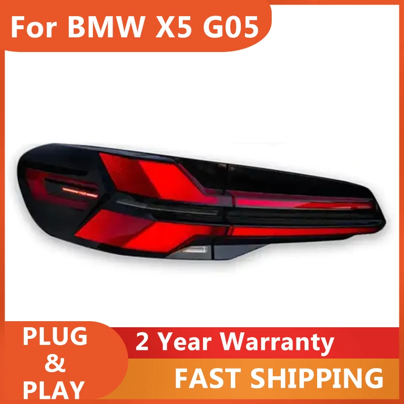 Car Accessories for BMW X5 G05 Tail Light 2018-2022 G05 X5 Taillights DRL+Brake+Turn Signal+Reversing+Fog