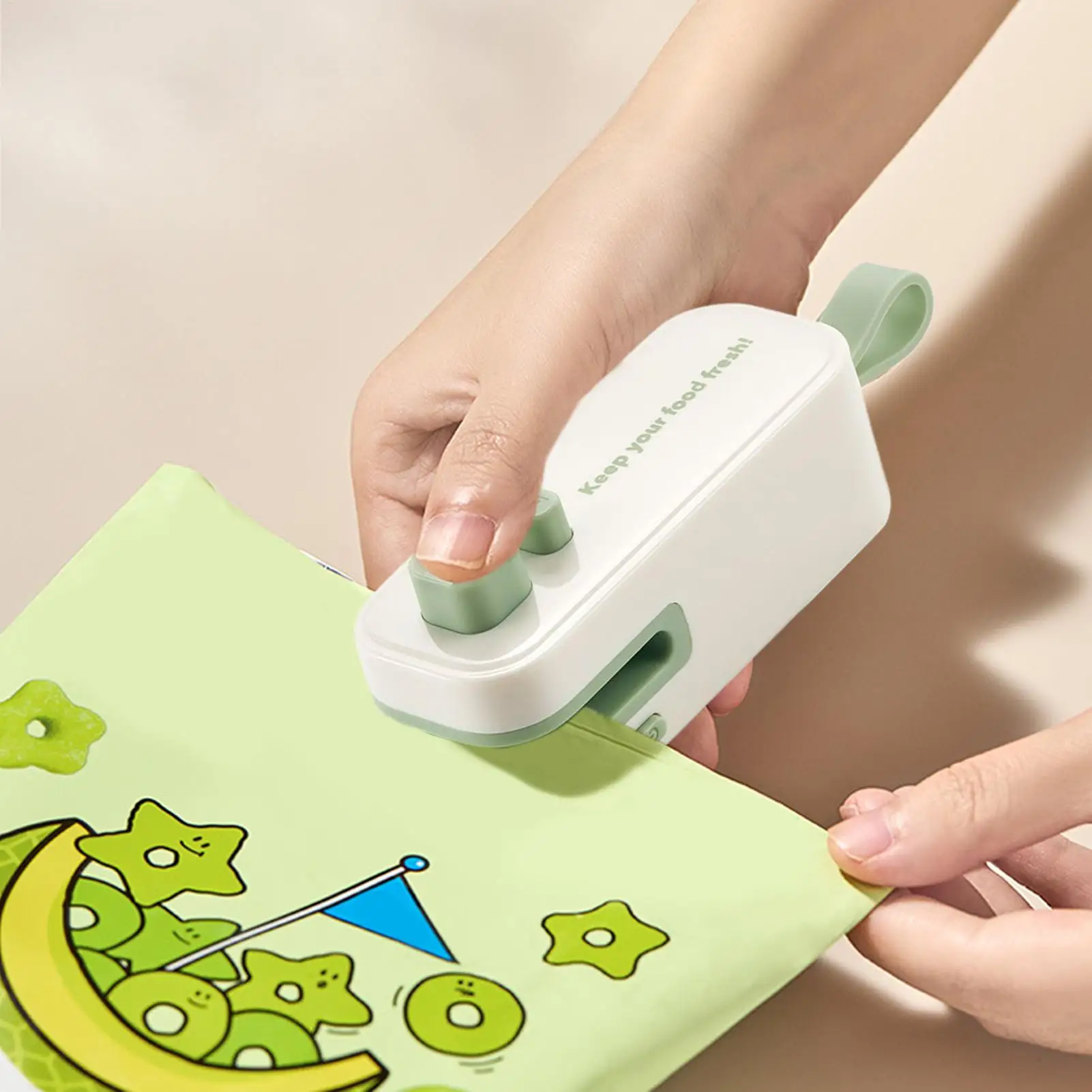 

Chips Bag Sealing Tool Handheld Heat Bag Sealing Machine Freshness Keeping Equipment With Magnet For Kitchen Food Preservation