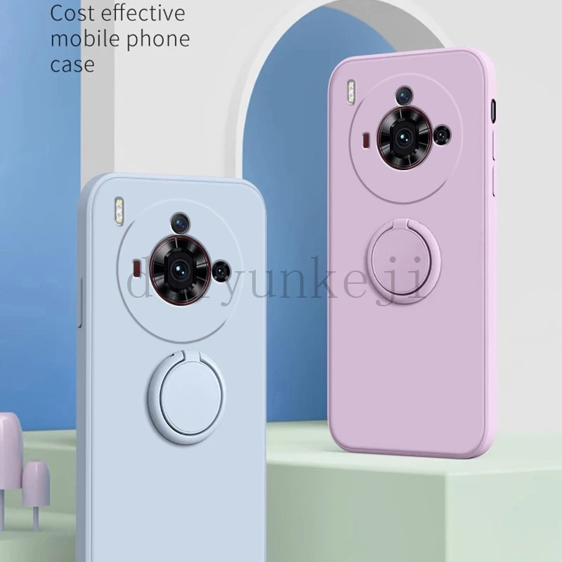 Phone Case For ZTE Nubia Z50SPRO Z50 Z50S PRO Silicone Case Shockproof Soft Cover With Holder Bracket Funda Strap