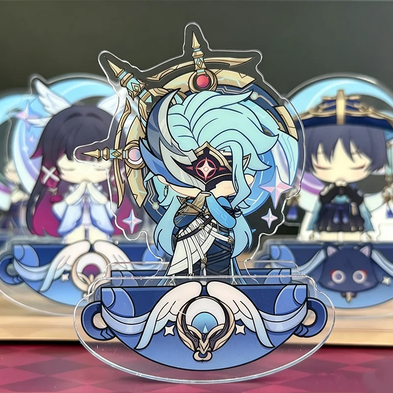 Game Balladeer Wanderer Il Dottore Zandik Cosplay Standing Plate Kawaii Acrylic Figure Stand Desktop Decoration Ornament Prop