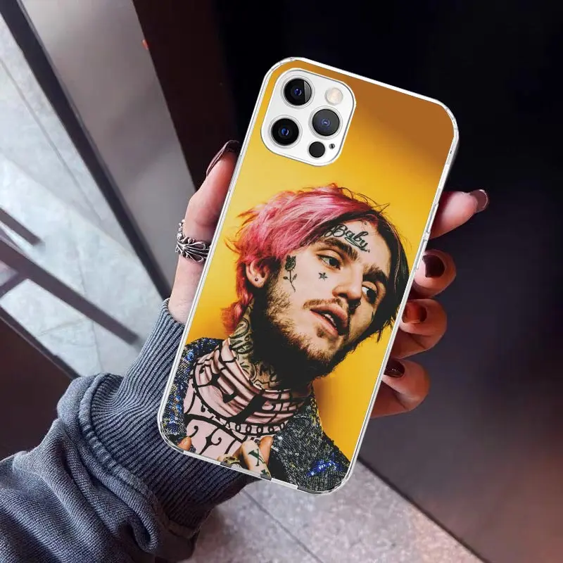 Lil Peep Singer Phone Case for Apple iPhone 16 15 14 Plus 13 12 Mini 11 Pro Max X XR XS 7 + 7G 8G SE 2020 Soft Cover