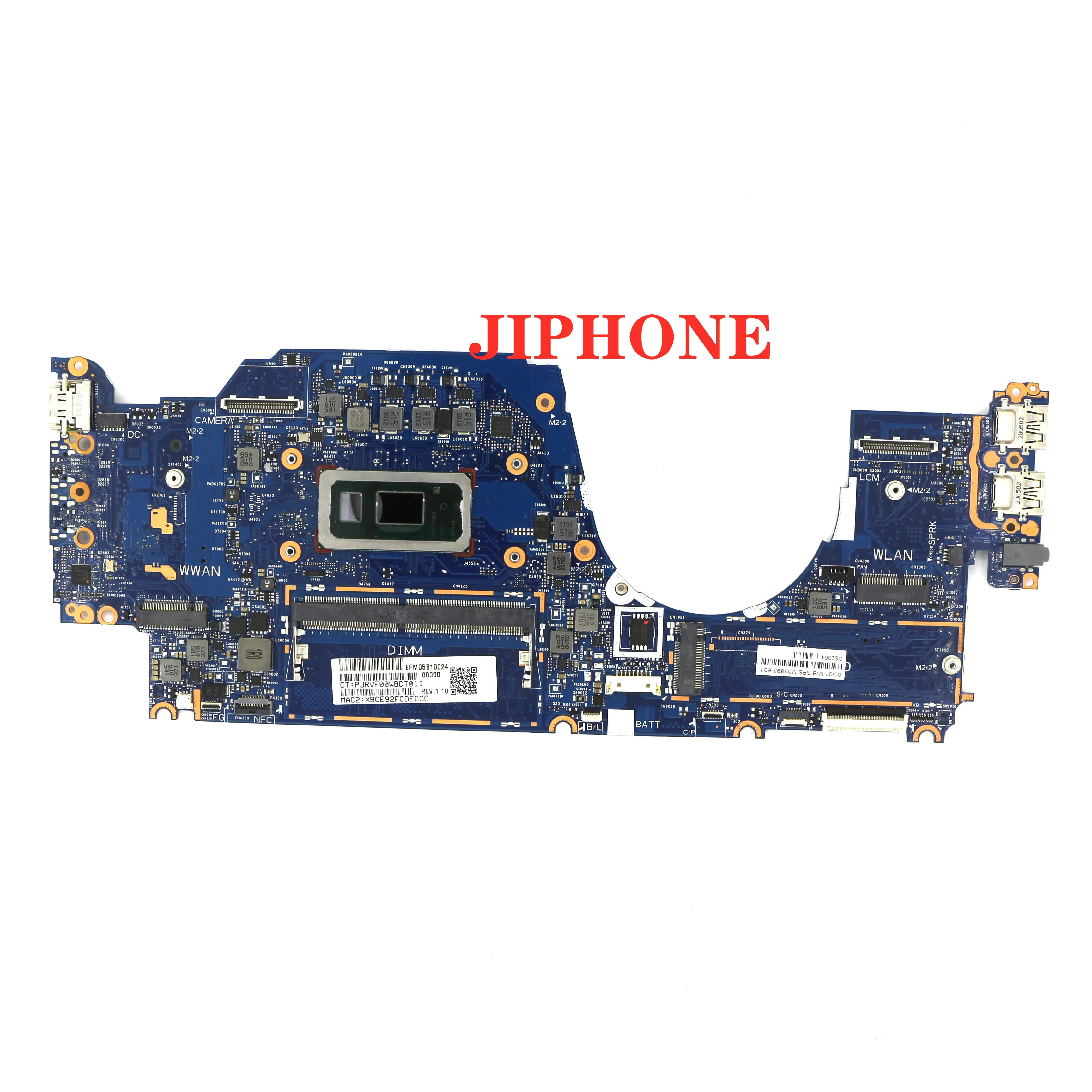 M03893-601 M03900-601 For HP Elitebook X360 830 G7 Laptop Motherboard With SRGKY I5-10210U 6050A3142001 100%Tested OK