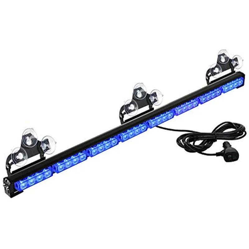 36-Inch 32 LED Traffic Consultant Light Bar Warning Emergency Strobe Lamp Directional Flashing Emergency Warning Lighting LED