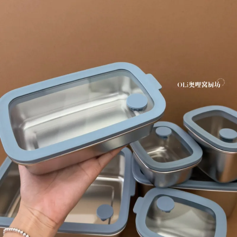 

Клещи из нержавеющей стали 304, холодильный ящик для хранения продуктов, быстрая упаковочная коробка для приготовления мяса морепродуктов, быстрозамерзающая коробка