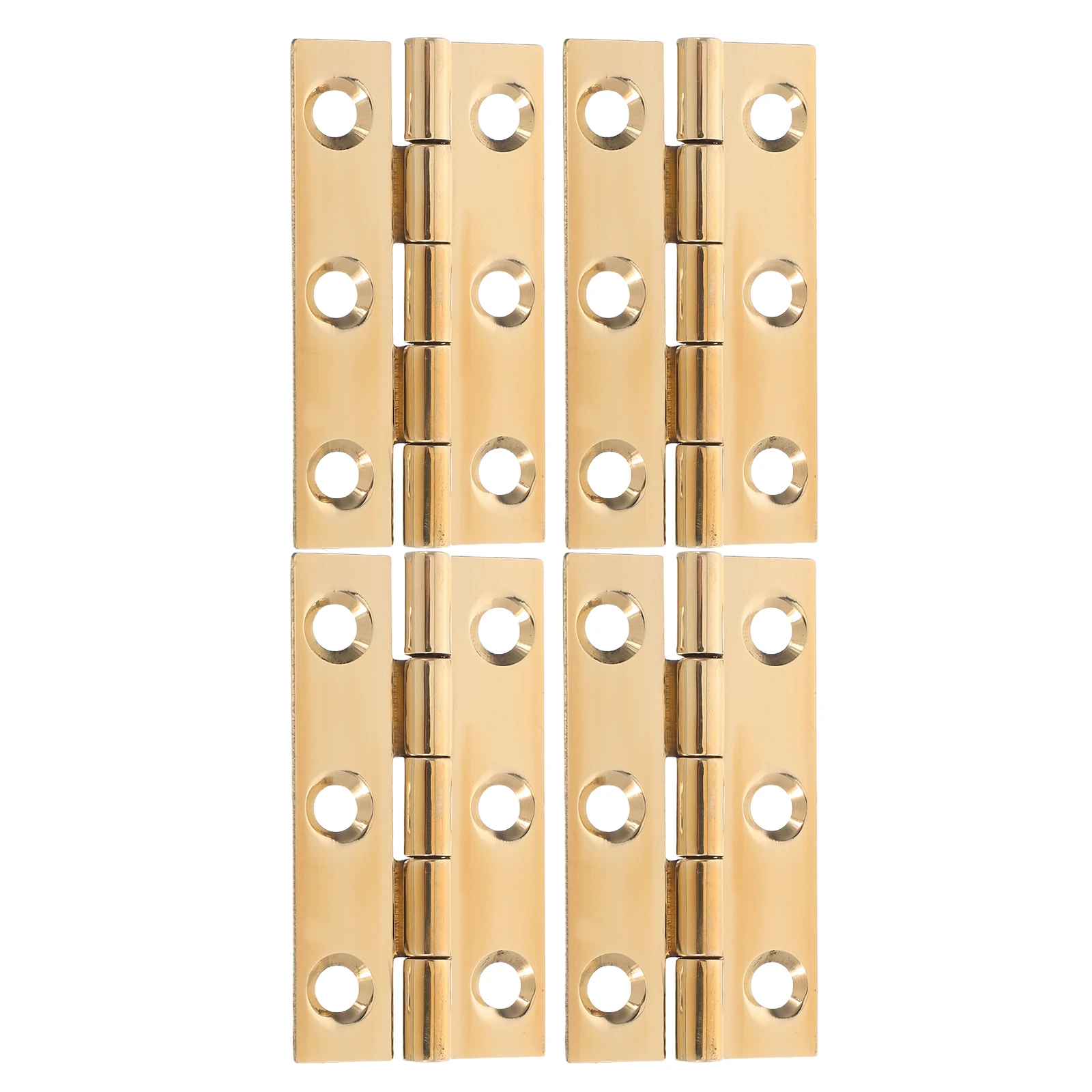 

4pcs Copper Heavy Duty Mini Flat For Kitchen Wardrobe Closet niture Durable Corrosion Resistant Decorative Hardware Retro