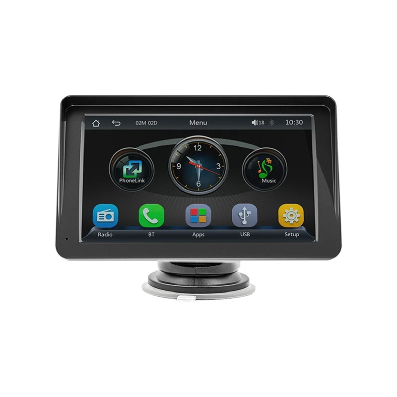 For 7 Inch Android Universal Car Mp5 with Carplay Central Control Multimedia Player, Navigator Gps All-In-One