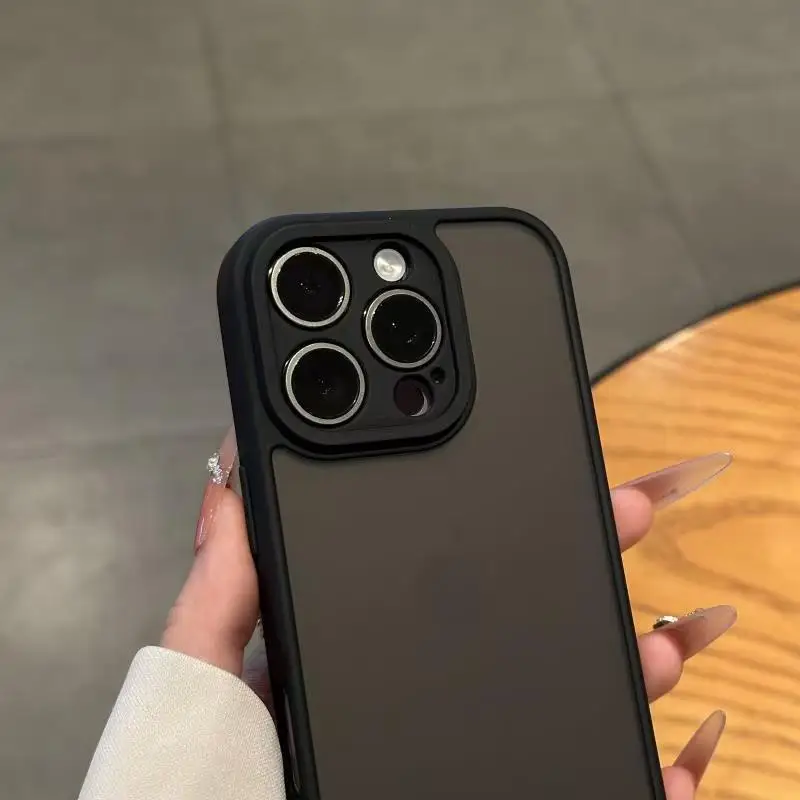 Luxuriöse Mattierte Panzerhülle für iPhone 11 12 13 14 15 16 17 18 Pro Max Plus Hybrid Hartschale Stoßfeste Abdeckung – Detail 5