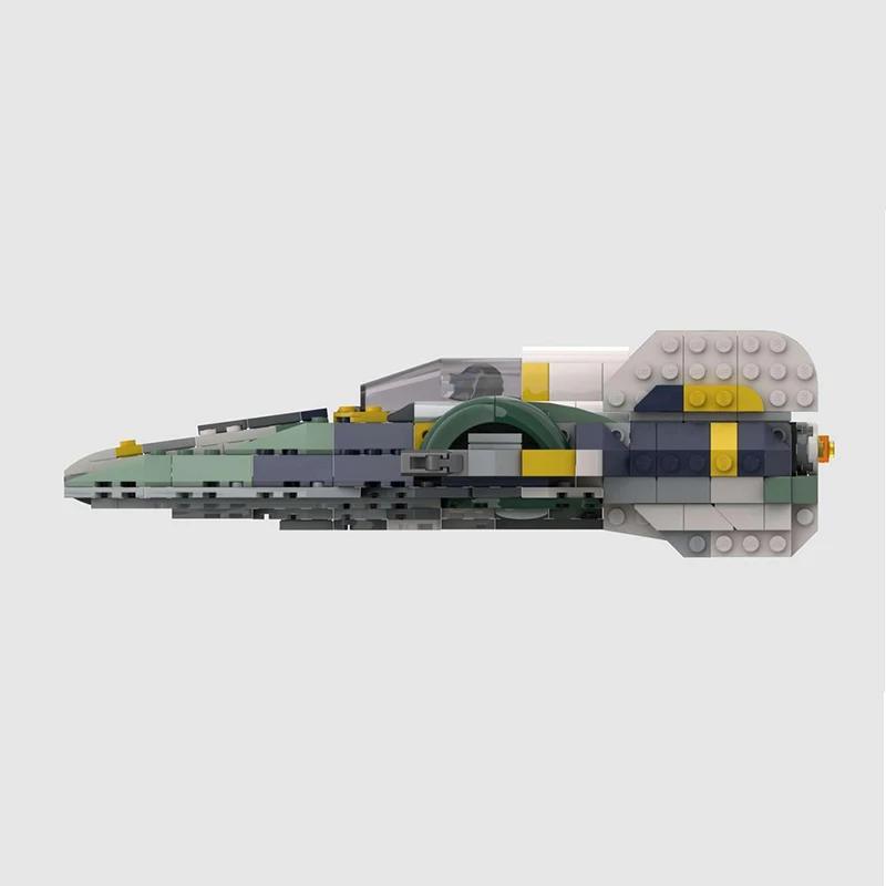 475PCS MOC-241314 A-Wing Prototype Starfighter Space Wars Spaceship Movie Model Building Blocks Bricks Assembly Toy Kids Gift