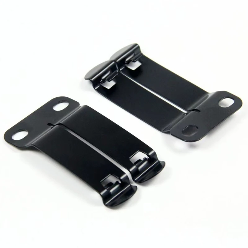 2024 New Black Stainless Steel Belt Clip Holder For Kydex Sheath Holsters K Sheath Waist Clip Accessories Knife Sheath Back Clip