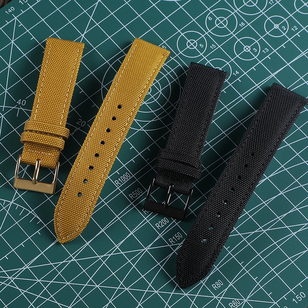 Premium Sailcloth Watch Strap Waterproof Durable Nylon Watchband 18mm 19mm 20mm 21mm 22mm 24mm Quick Release Sport Band for men image 5