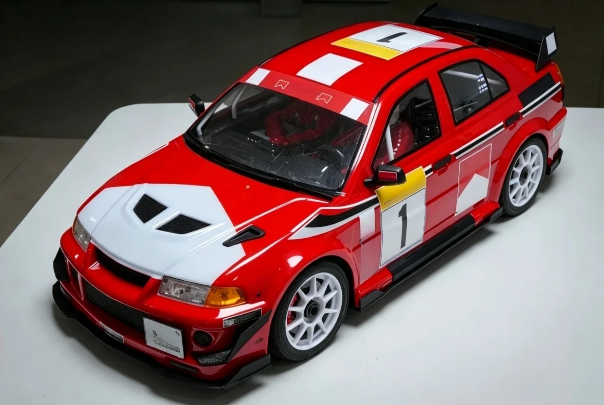 1/7 RC Rally Car Custom Front Splitter Aero Upgrade Kit For Rlaarlo SLEVO-07 Exterior Appearance Upgrade Tuning Accessories view 6