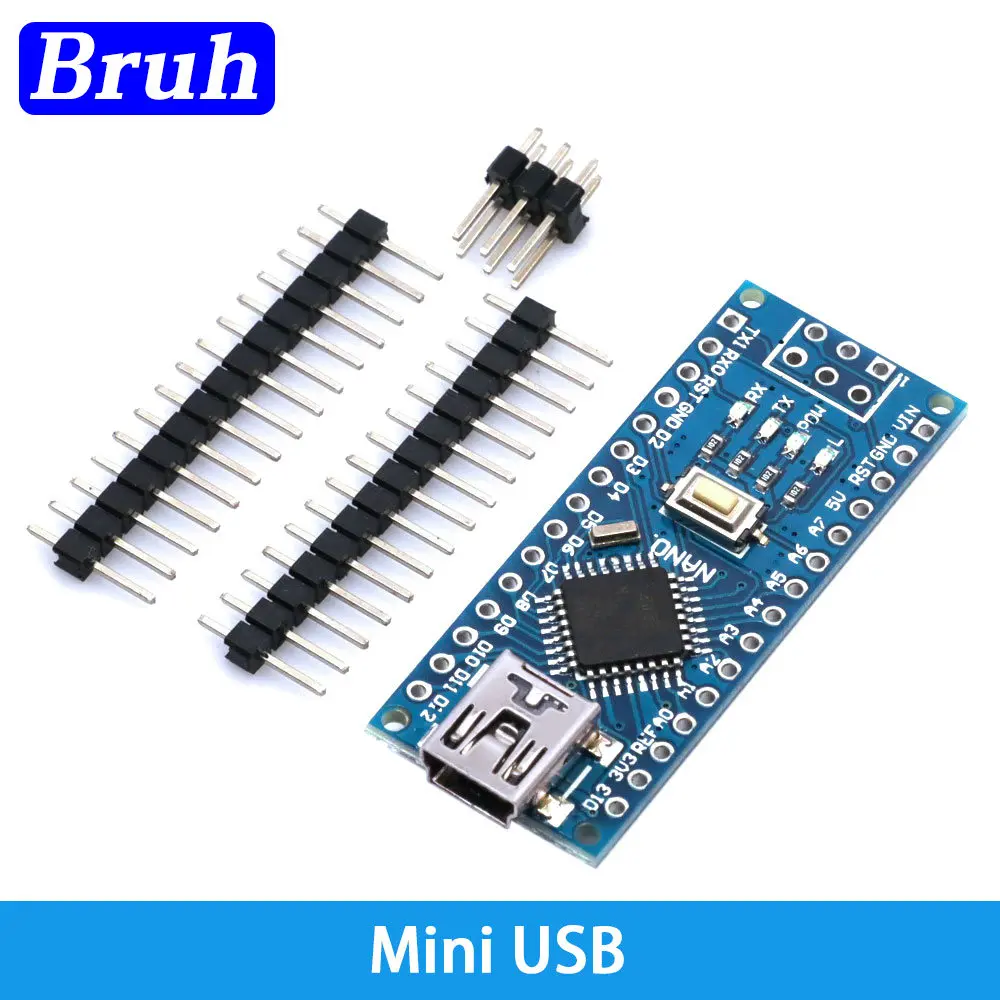 Nano V3.0 3.0 ATmega328 CH340G CH340 Mini USB TYPE-C UART Interface Board Micro Controller Module For Arduino 5V Microcontroller