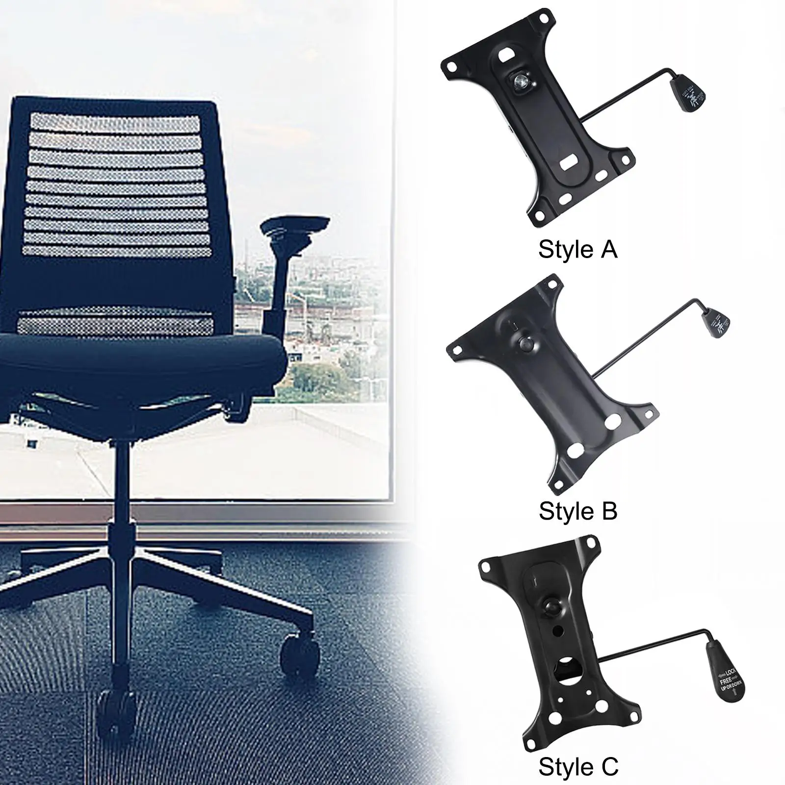 Chair Tilt Control Mechanism Sturdy Executive Chair Base Chair Hardware Fittings Gaming Chair Replacement Part for Household