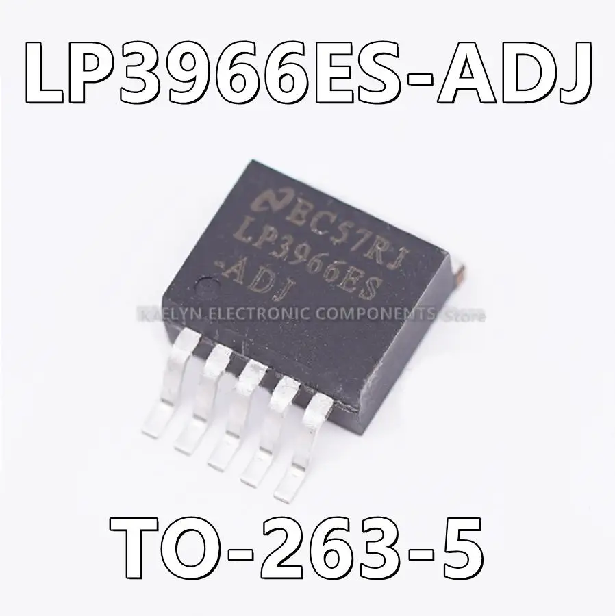 10Pcs/lot LP3966ES-ADJ LP3966ES Voltage Regulators 3-A, high-accuracy, low-dropout voltage regulator TO-263