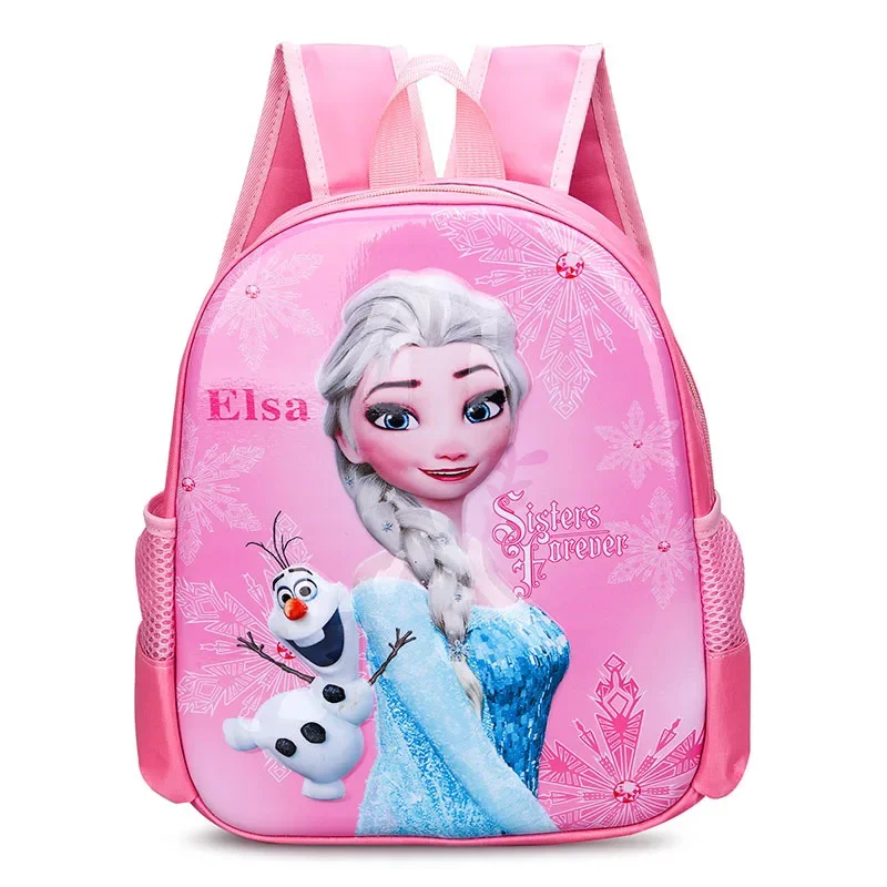 Disney Kids Backpack For Student New Frozen Cartoon Kindergarten School Bags Girl Lovely Elsa Princess Cute Knapsack New Arrivel