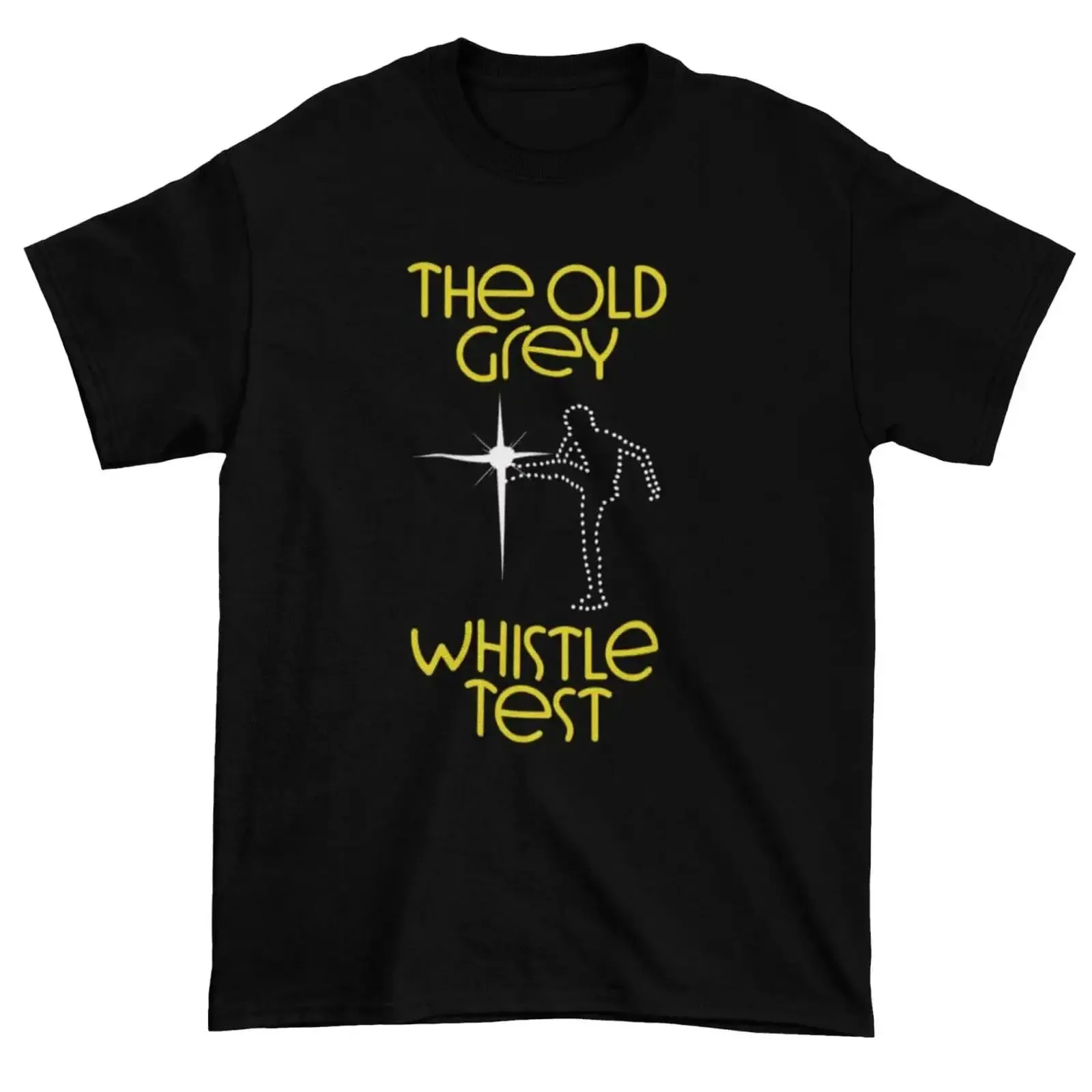 Old Grey Whistle Test Men's T Shirt vintage Washed Soft Stretched Top For Everyday Wear homme Unisex Breathable Comfortable