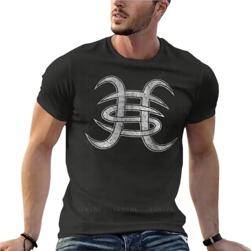 Camiseta de gran tamaño con Logo desgastado de Heroes Del Silencio E Bunbury, ropa personalizada para hombre, ropa de calle de manga corta, Tops de talla grande