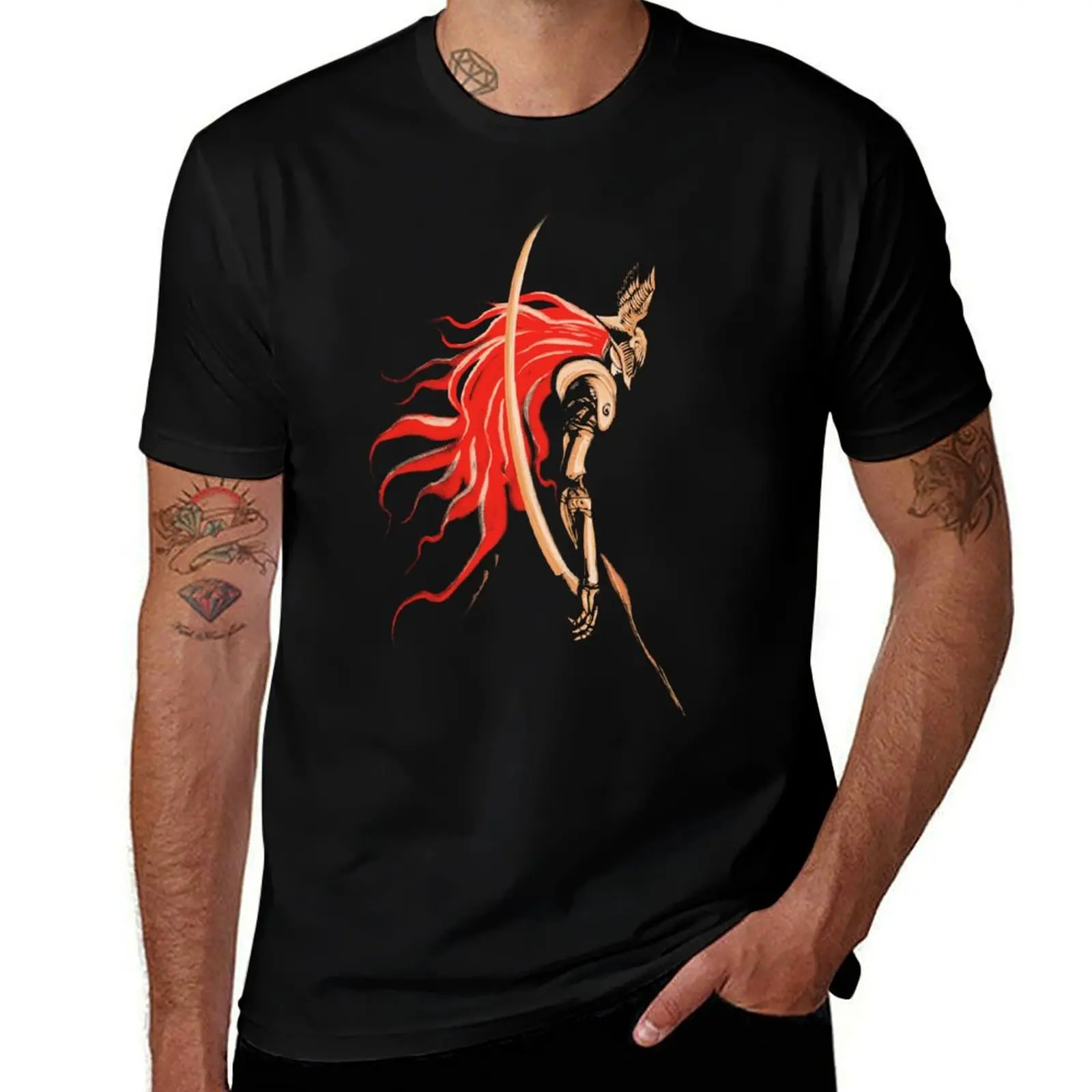 Malenia's Grace: Handcrafted Tribute to the Blade of Miquella T-Shirt Big and Tall Casual T-Shirt