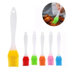 Silicone Oil Brush Spatula Barbeque Brush Cooking BBQ Heat Resistant Oil Brushes Kitchen Bar Cake Baking Tools Utensil Supplies