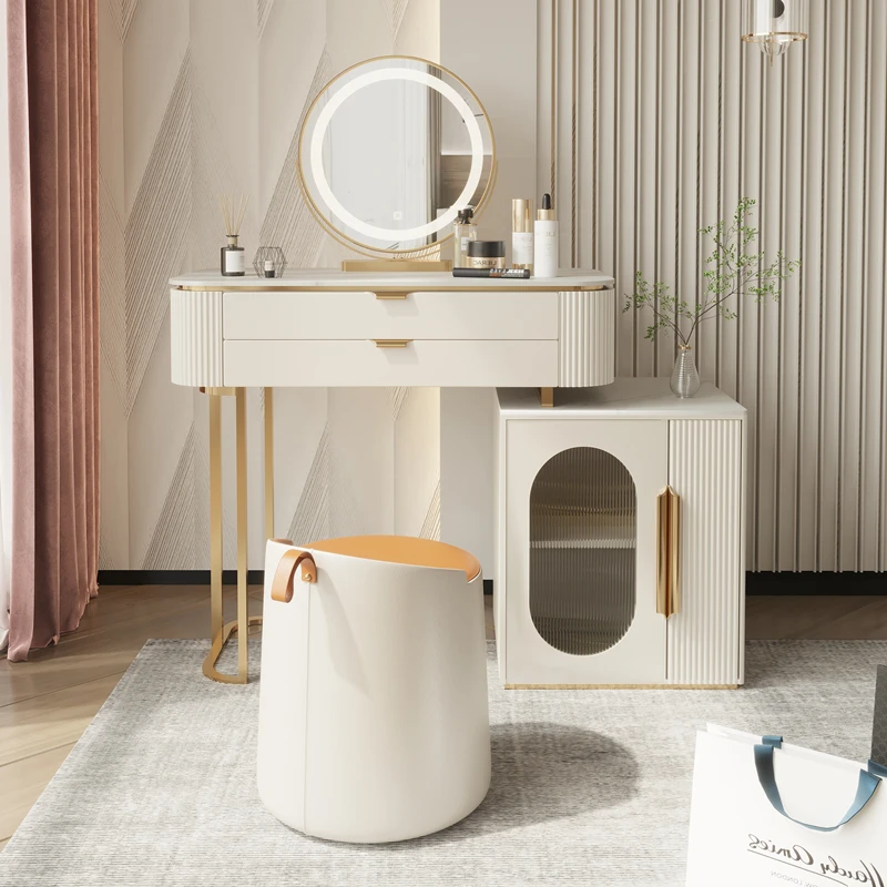 Luxury Organizer Dresser Nordic Drawer Stool Organizer Storage Dressing Table Desk Modern Meuble Coiffeuse Bedroom Furniture