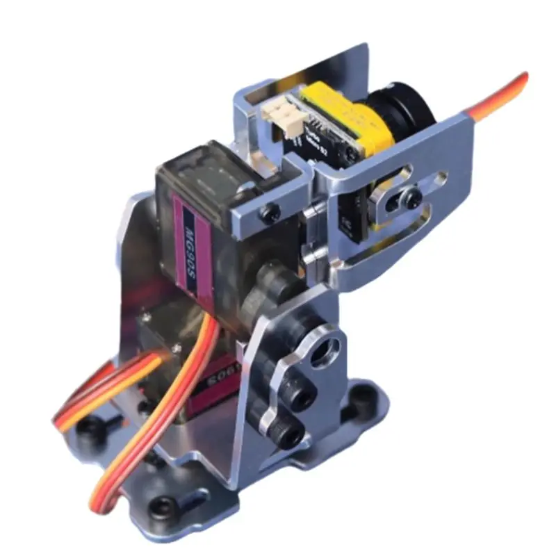 A49K-Robotic Accessory Adjustable Aluminum Alloy FPV PTZ Stand For Aircraft Model Camera With Servo