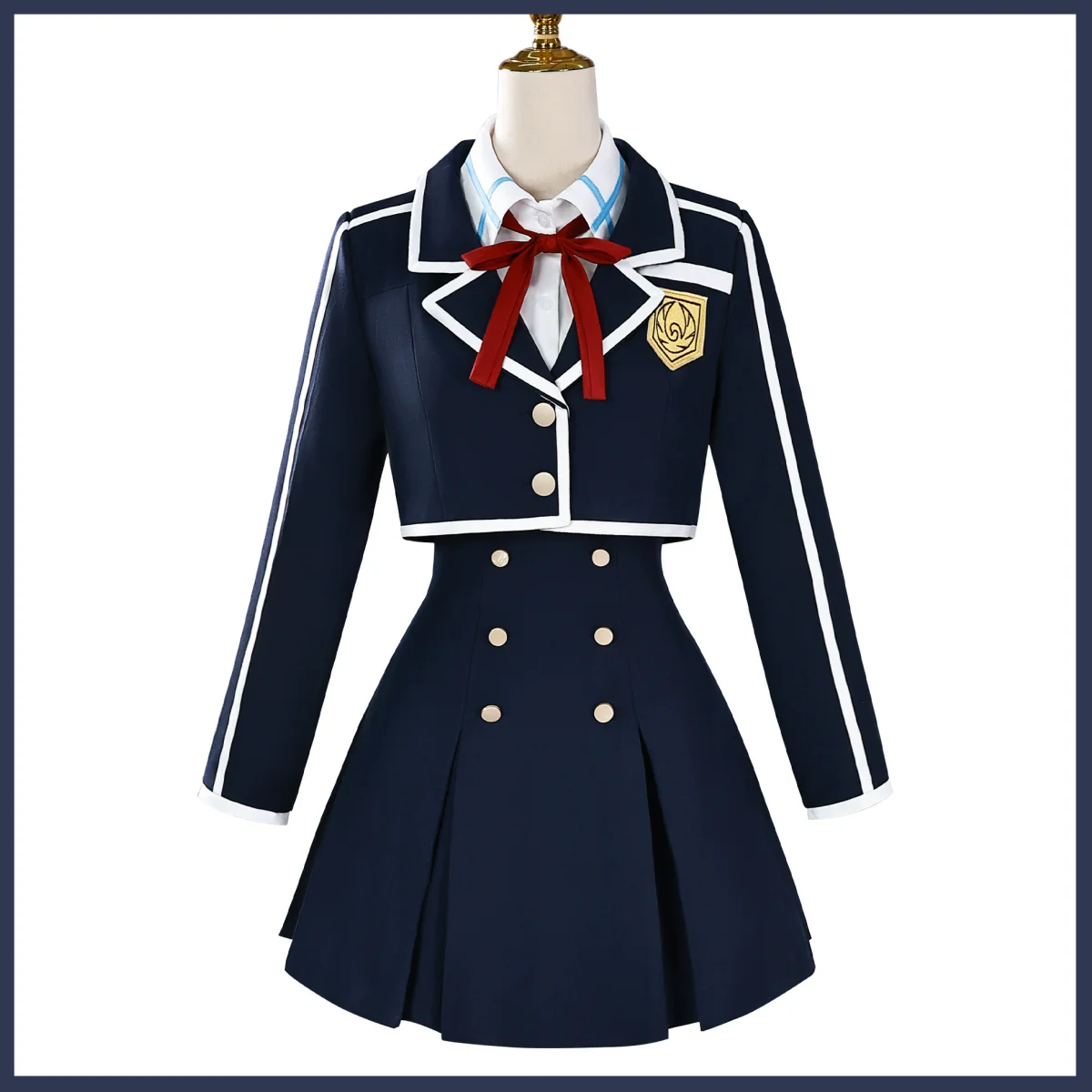 アニメ ソードアート・オンライン 雨宮アスナ コスプレ衣装 雨宮アスナ 日本 JK 制服 スカート コート ウィッグ 女性 キャンパススーツ