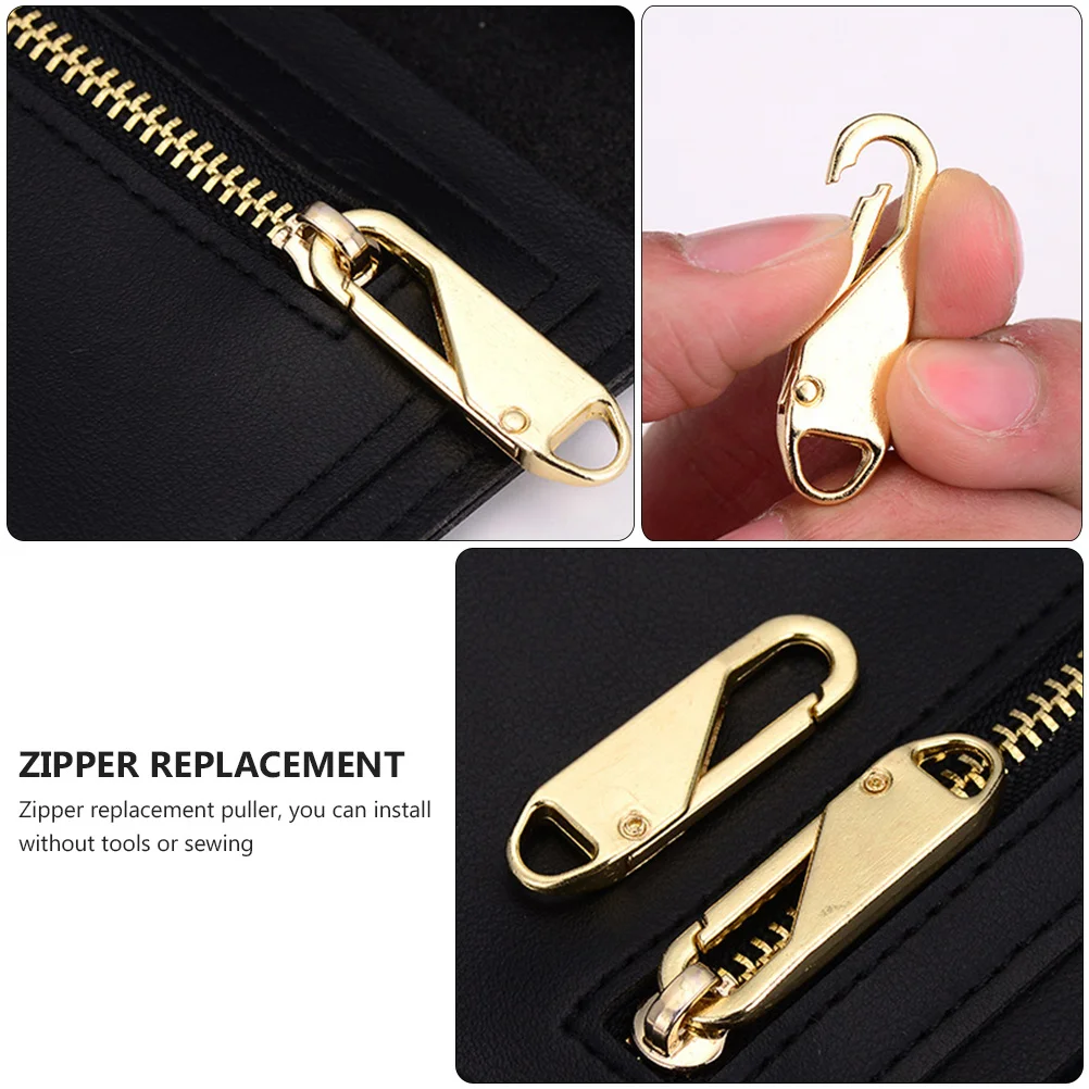 Single Hole Cord Locks Zipper Pull Handles Zippers Tags for Suitcases Wedding Miss Clips Anti Theft