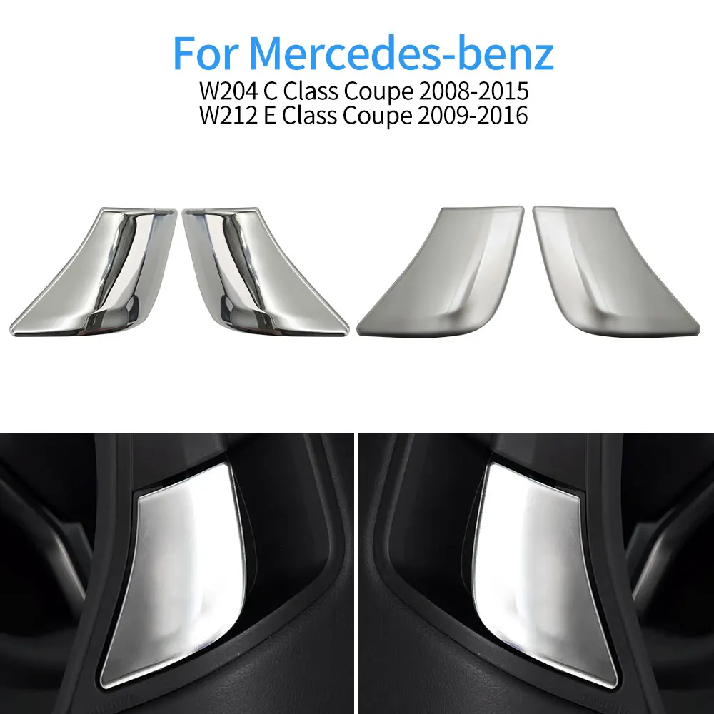 

Car Front Seat Backrest Lock Switch Cover Release Handle Accessory For Mercedes Benz C E Class Coupe W204 W207 C200 E260 E300
