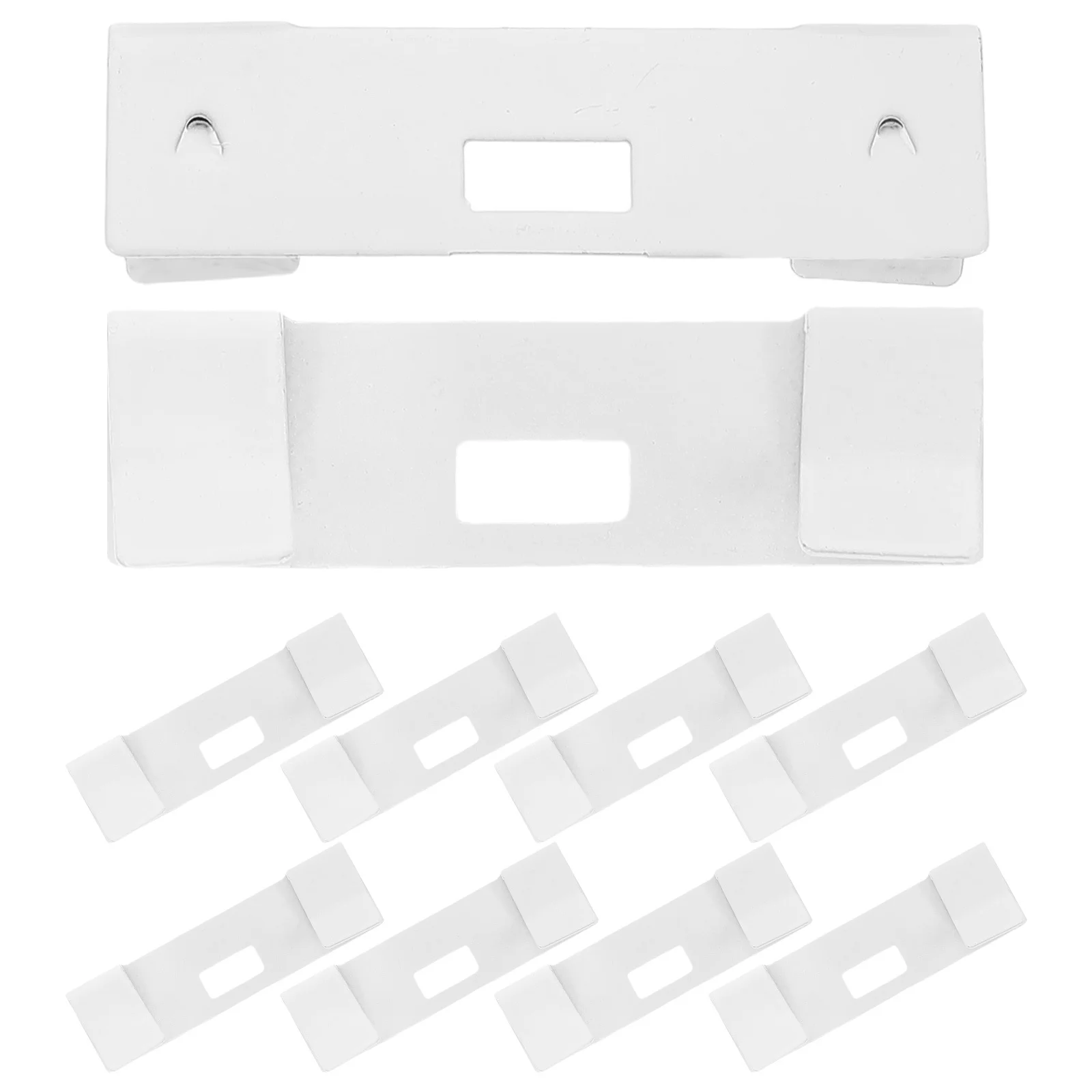

10Pcs Vertical Blind Repair Vane Savers 89Mm Metal Replacement Parts Easy Install Fixing Clips Window Treatment