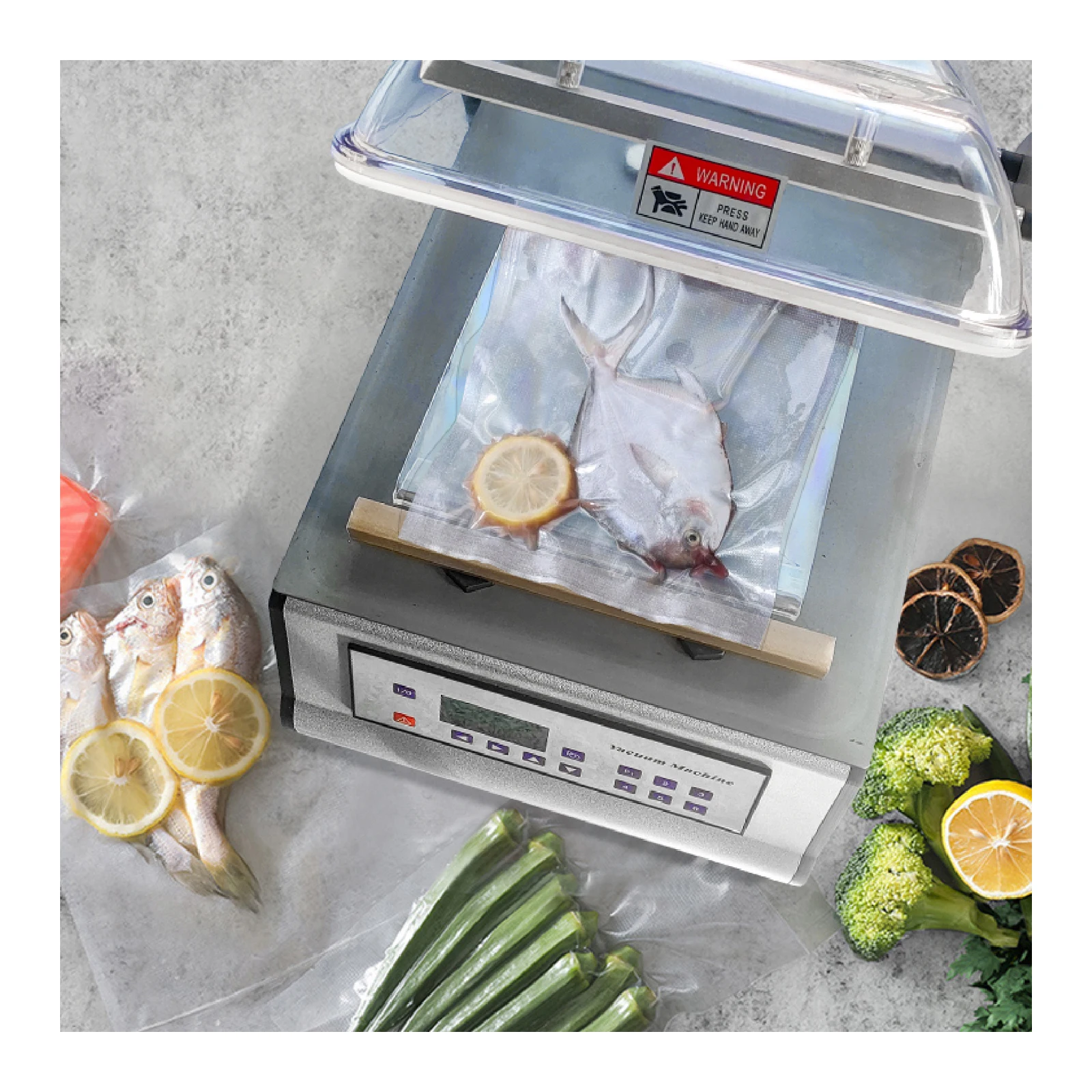 DZ-300T Single Chamber Top Automatic Vacuum Sealer Machine for Food Storage Retail Germany Vacuum Packing Machine