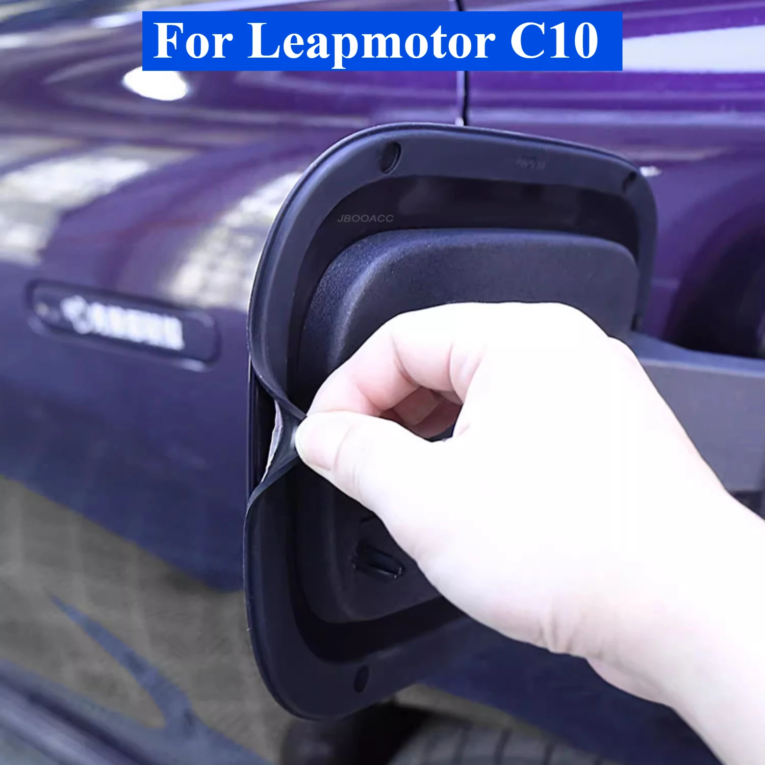 

For Leapmotor C10 2024 2025 2026 Charging Port Plug Fuel Tank Sealing Charger Ring Trims Waterproof Dustproof Car Accessories