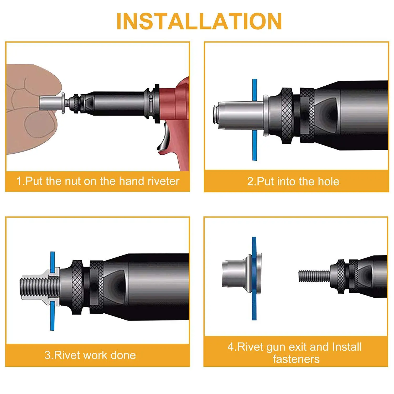150 قطعة 8-32 10-24 1/4-20 5/16-18 3/8-16 الزنك مطلي الصلب شقة رئيس مجموعات متنوعة الخيوط إدراج جوزة برْشام مجموعة متنوعة #5