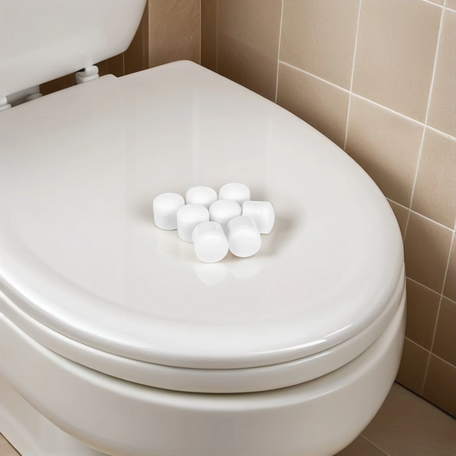 

8Pcs Self Adhesive Toilet Seat Bumpers Universal Cushion Pads Waterproof Silicone Buffer Stopper for Bidet Toilet Seat