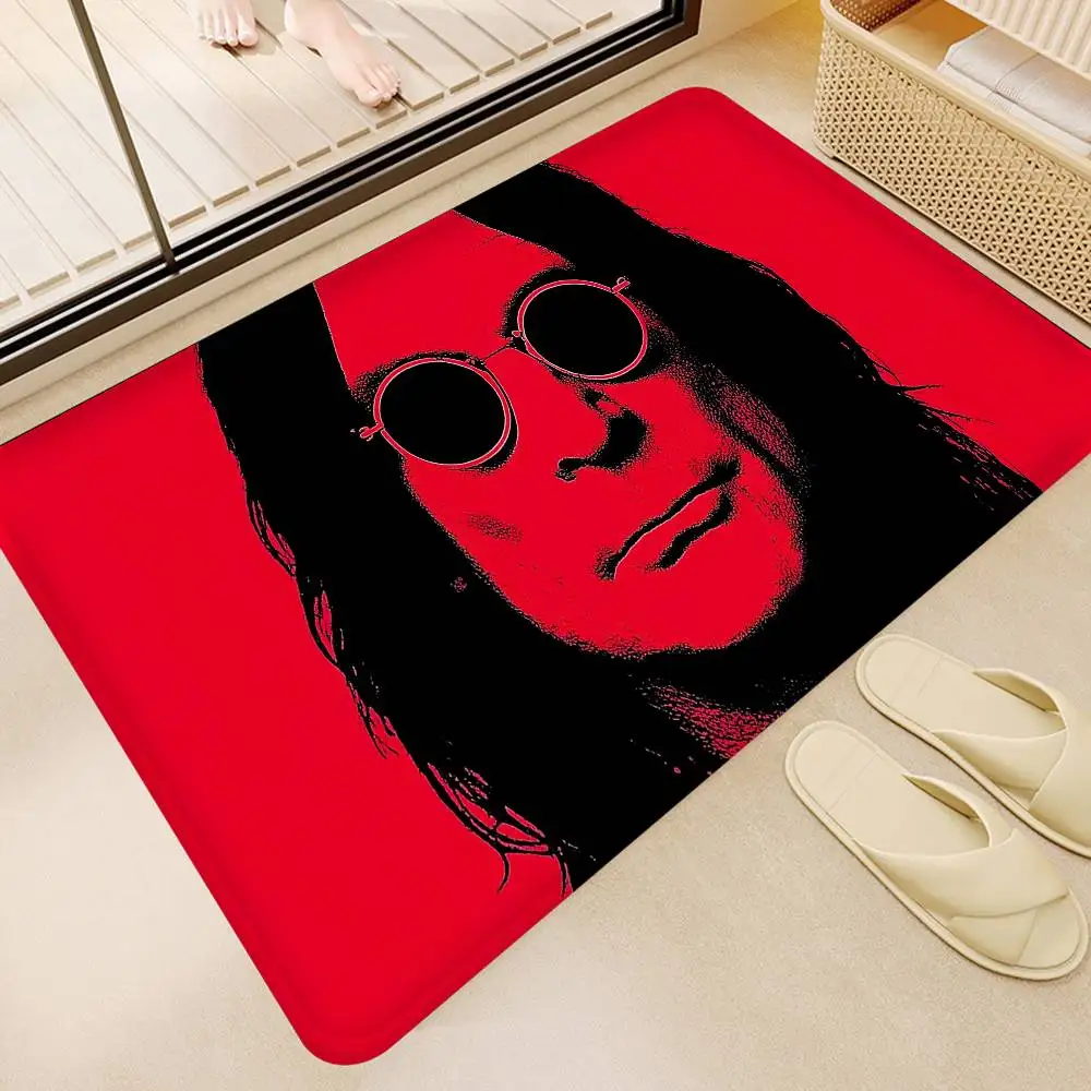 Ozzy O-Osbourne Room Mats Retro Multiple Choice Living Room Kitchen Rug Non-Slip Welcome Rug
