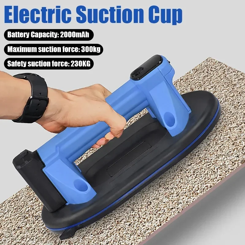 

New High Quality Electric Suction Cup 230KG Safety Suction Force 2000mAh lithium Battery Electric Suction Heavy Lifting Tools